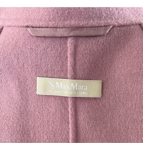 Max Mara Virgin Wool Blended Lilac Purple, Size 6US Blazer - Picture 4 of 13